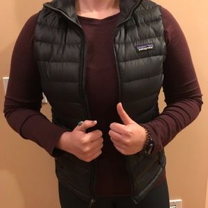 Women’s Down Sweater Vest Black